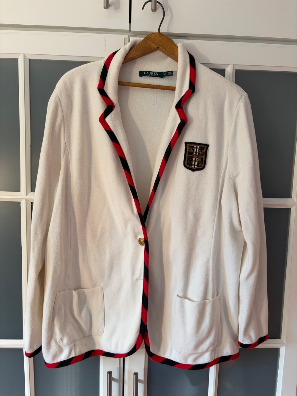 Ralph Lauren Plus Size Sweater Blazer